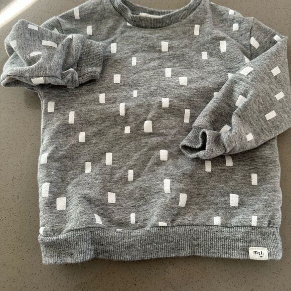 Miles The Label Boys Grey Matching Sweat Set 9 months - Picture 2 of 6